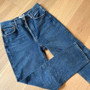 AGOLDE Riley High Rise Straight Crop (26)